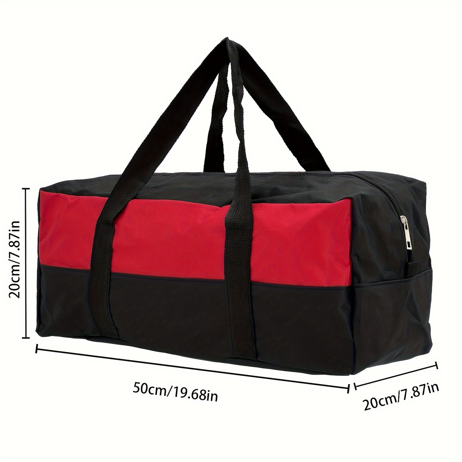 E-shop Multifunktionaler Aufbewahrungsbeutel, 19-Zoll Oxford-Stoff Baustellen- und Haushaltshardware-Werkzeugtasche mit breitem Mund, praktisch und