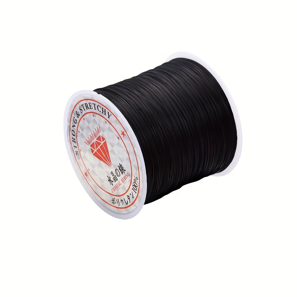 1574.8in/roll 1mm Elastic Thread Round Line Rubber Stretchy Cord Elastic Rope For Making Beading Bracelet