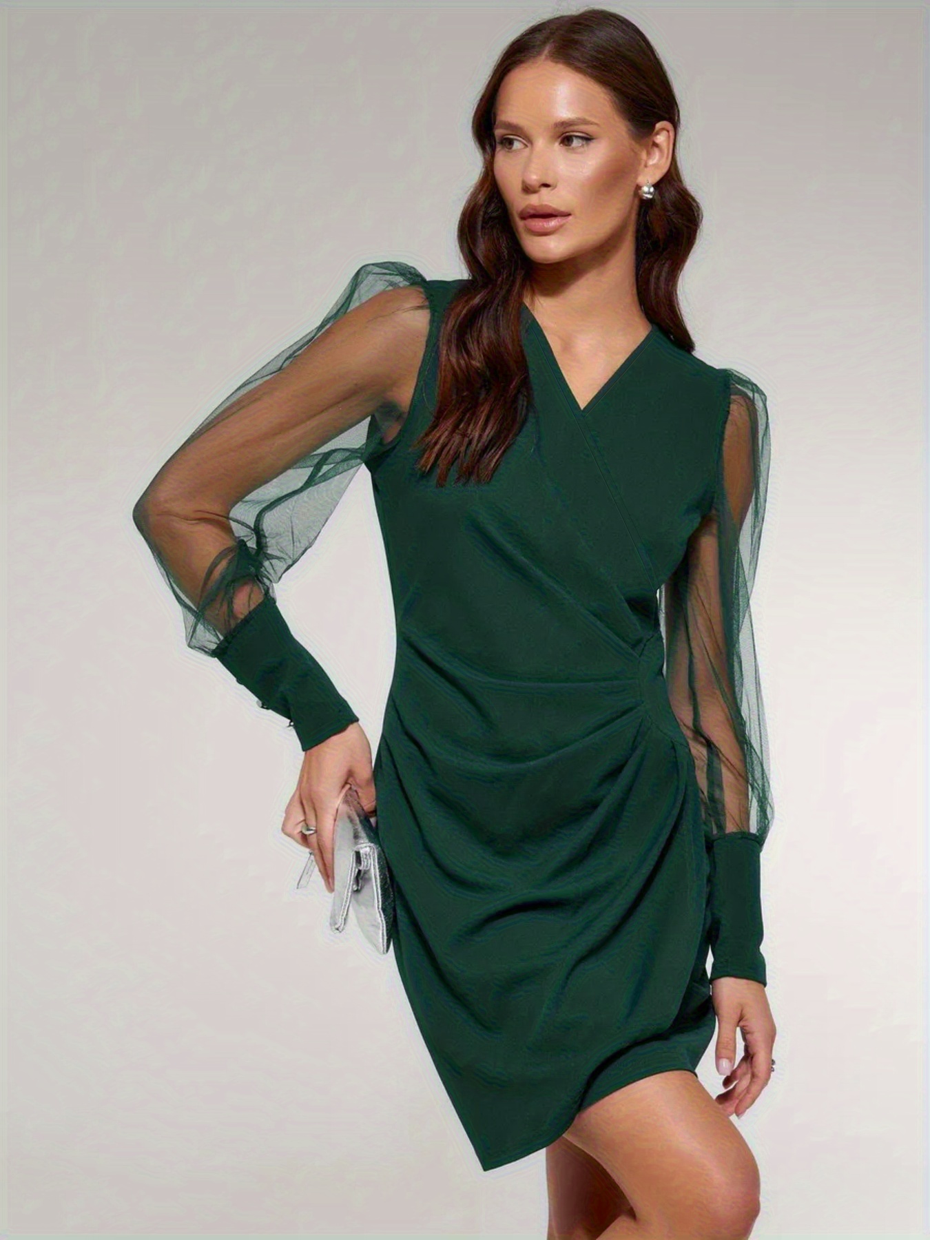 green elegant dresses sold on Temu Philippines