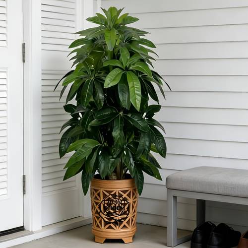 an oversized artificial landscape of high quality plastic symbolizing and wealth suitable for villa backyards terrace courtyards gardens poolside areas