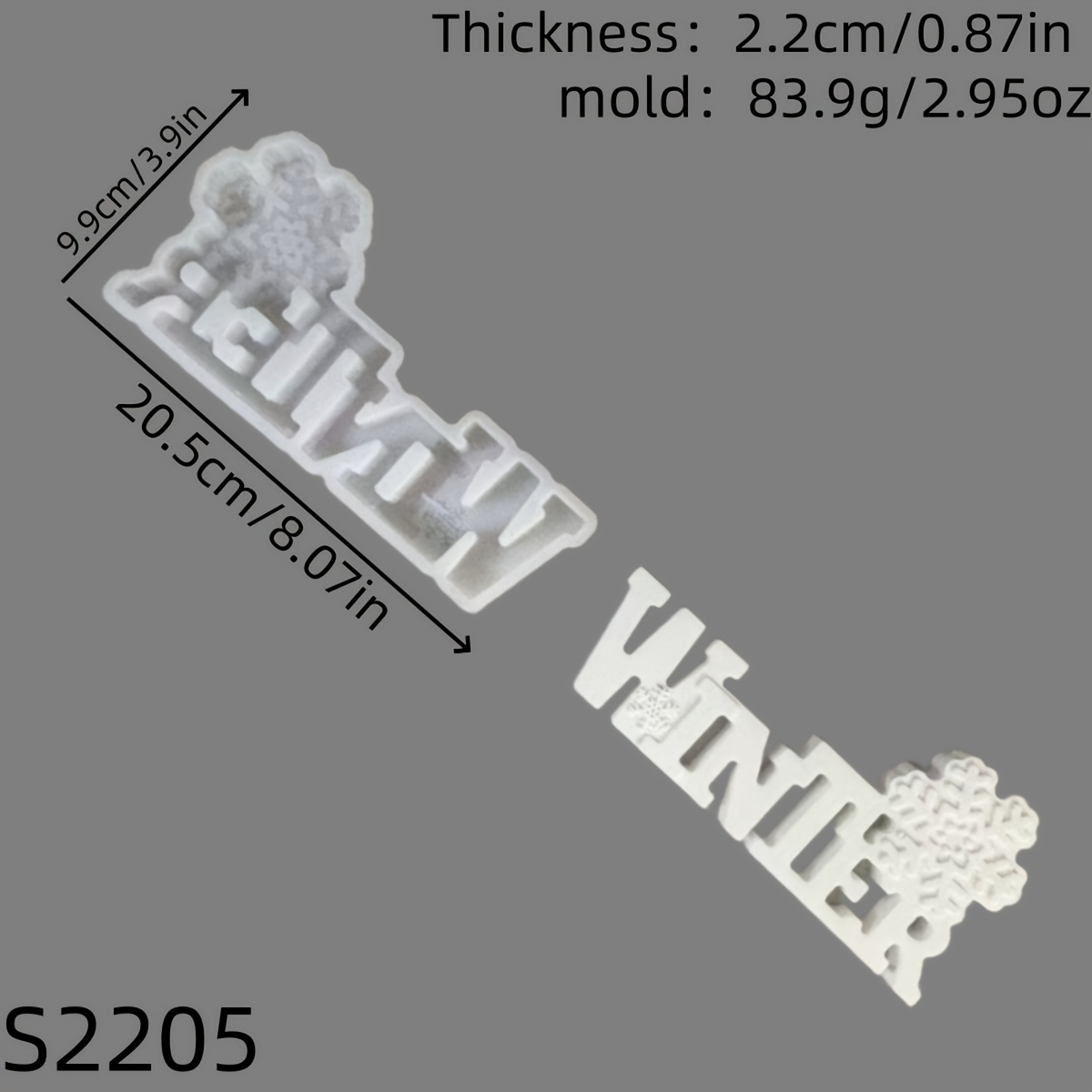 Resin Silicone Mold Winter Snowflakes 3d Decorative Silicone Mold Diy Candle Silicone Mold Gypsum Decorative Silicone Mold Home Decoration Epoxy Resin Mold 83.9 S2205