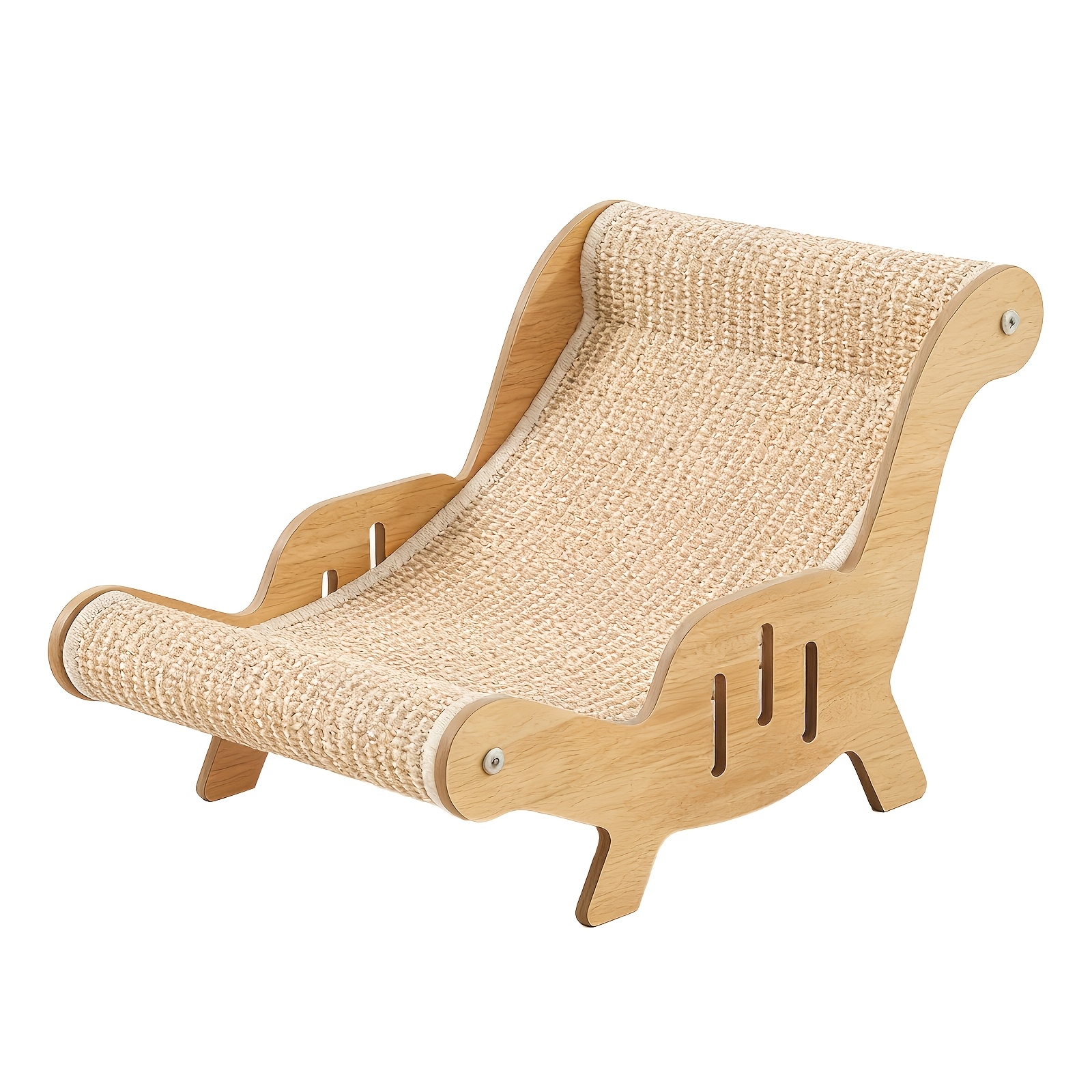 2in1 Natural Sisal Cat Scratcher & Lounge Chair.No Shedding, Breathable & Ultra Durable.Oversized Sofa Design with Scratch Resistant And Long Lasting Performanc.ideal for Scratching, Napping & Playing.Season-proof, Multi-functional Cat Bed.