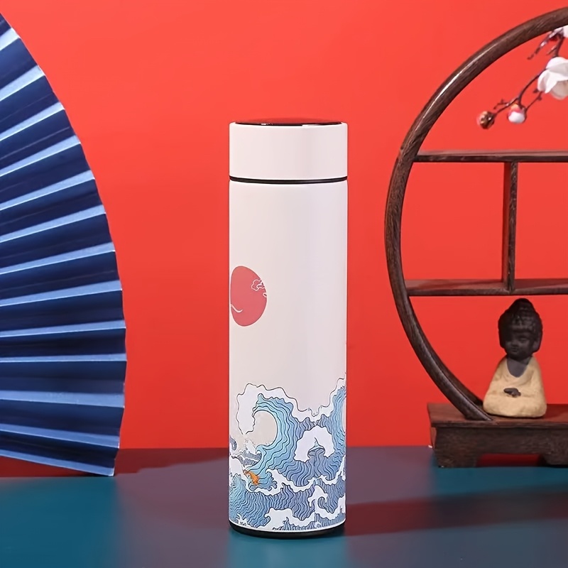Image of Gufei Chinese Trendy Print Thermal Mug Portable Bottle