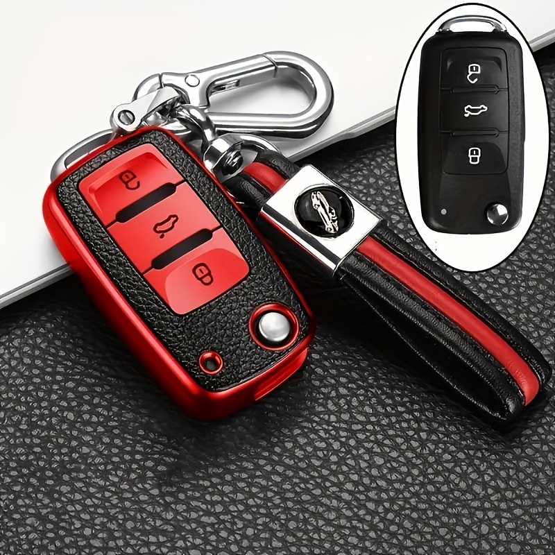 Car Key Cover Case Vw For Tiguan B5 B6 B7 Golf For Scirocco Jetta Mk6 Octavia
