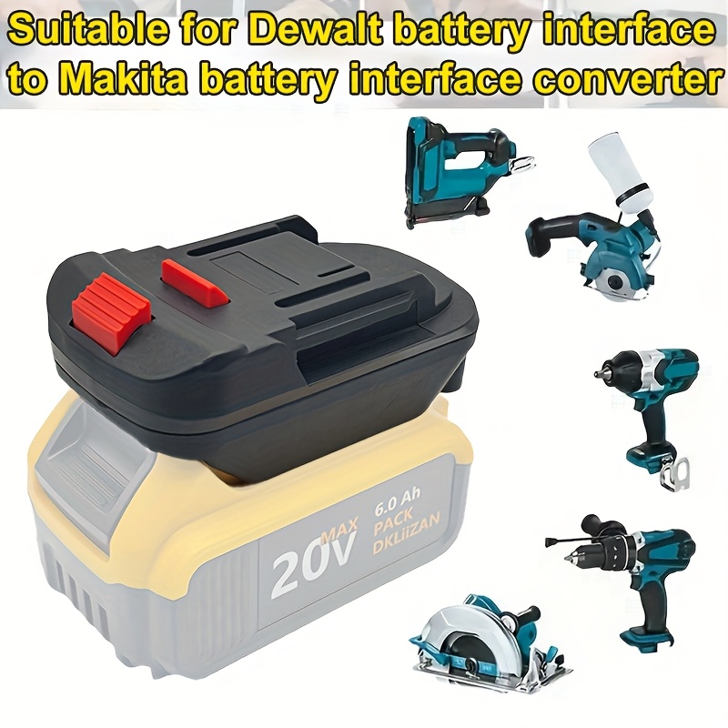 Perfectly for Dewalt to Makita Power Tools Battery Adapter 18V-20V Li-*  supply for cordless drills and power tools, power tool