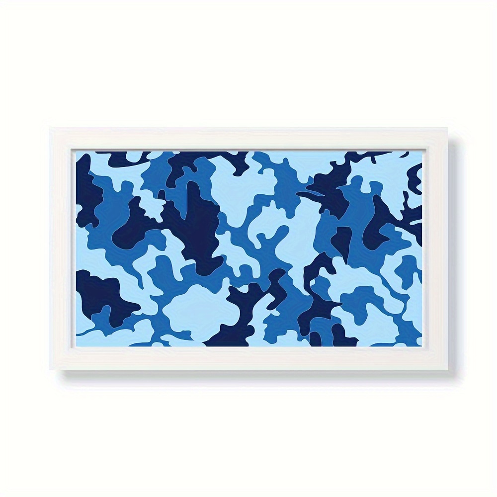CrafTreat Reusable Camouflage Stencils - 12x12 Inch, Texture Painting Templates For Wood, Walls, Fabric, DIY Crafts
