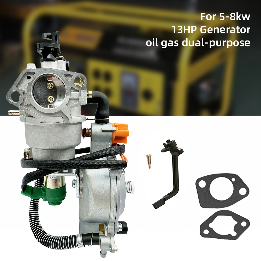 

Lpg Ng Dual Fuel Carburetor Conversion Kit For 188/190f Engine, 13hp 5-8kw Gasoline Generator - Carburetor Kit With Gasket