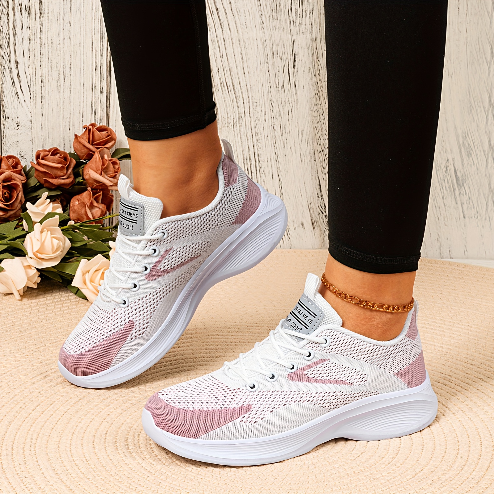 6238 womens lightweight minimalist low top sneakers casual breathable knit womens shoes women shoes 2