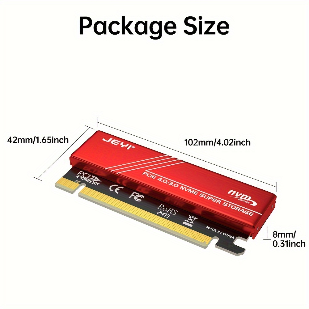 m nvme pci e x16 adapter pci e x16 expansion Temu