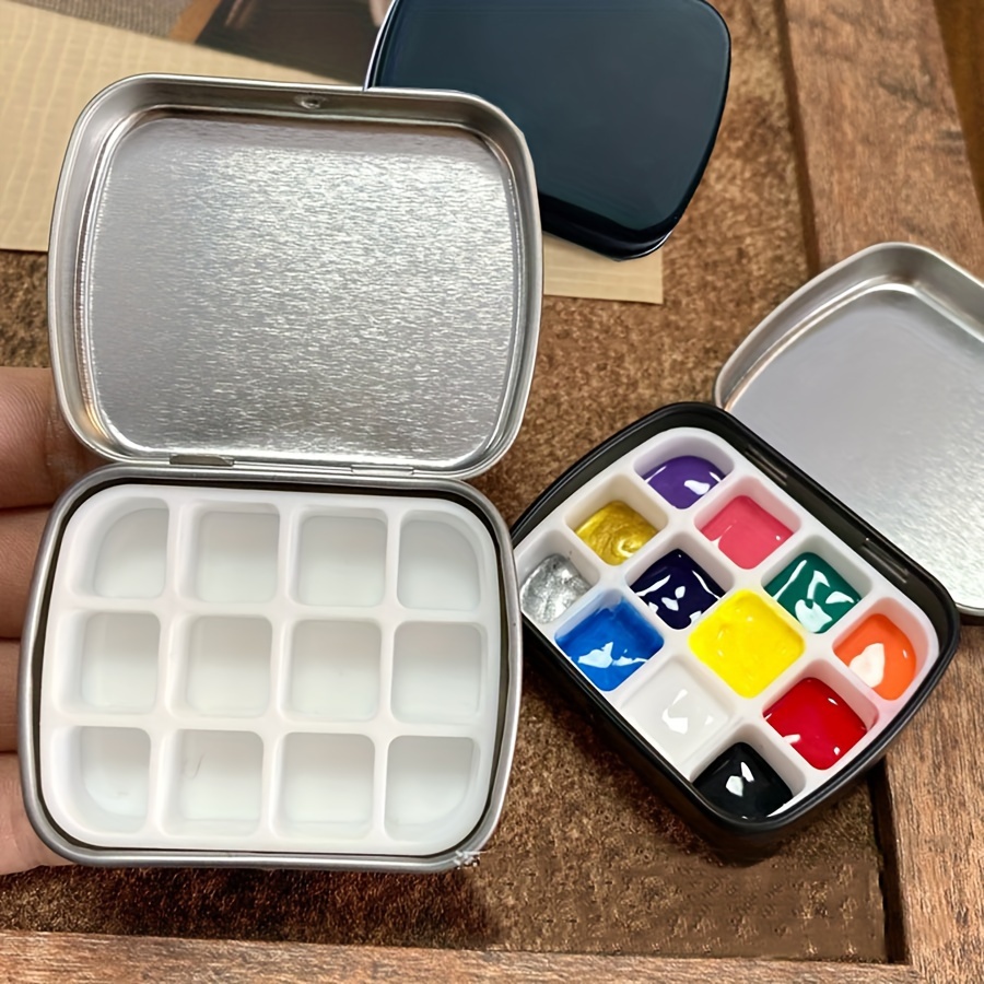 

Nail Art Mini Sub-packaging Box 1pc, Solid Glue Nail Oil Drawing Storage Box, Watercolor Sub-packaging Box