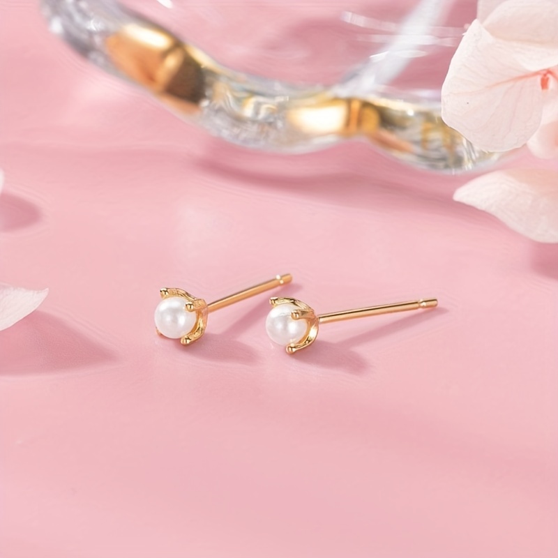S925 Sterling Silver Mini Earrings for Daily Wear