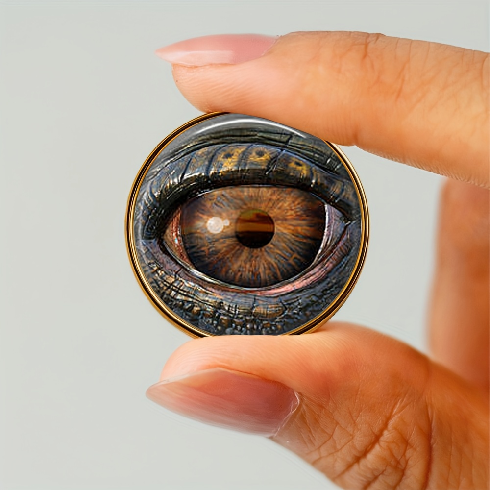 Mechanical Eye Brooch, Classic Schoolbag Accessory