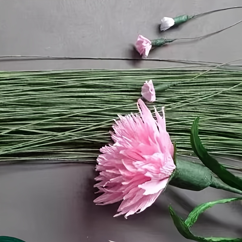 

50pcs A Pack No. 26 Flower Diy Styling Wire Mesh Flower Material Thin Wire Material Paper Wrapped Flower