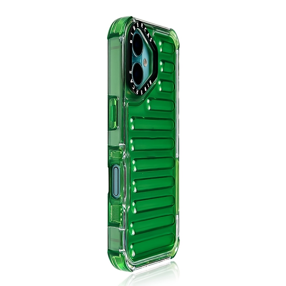 Clear Shockproof Phone Case With Neon Glitter For IPhone 12-15 Series - Slim Fit, Gel Silicone Protection 3 thumbnail image