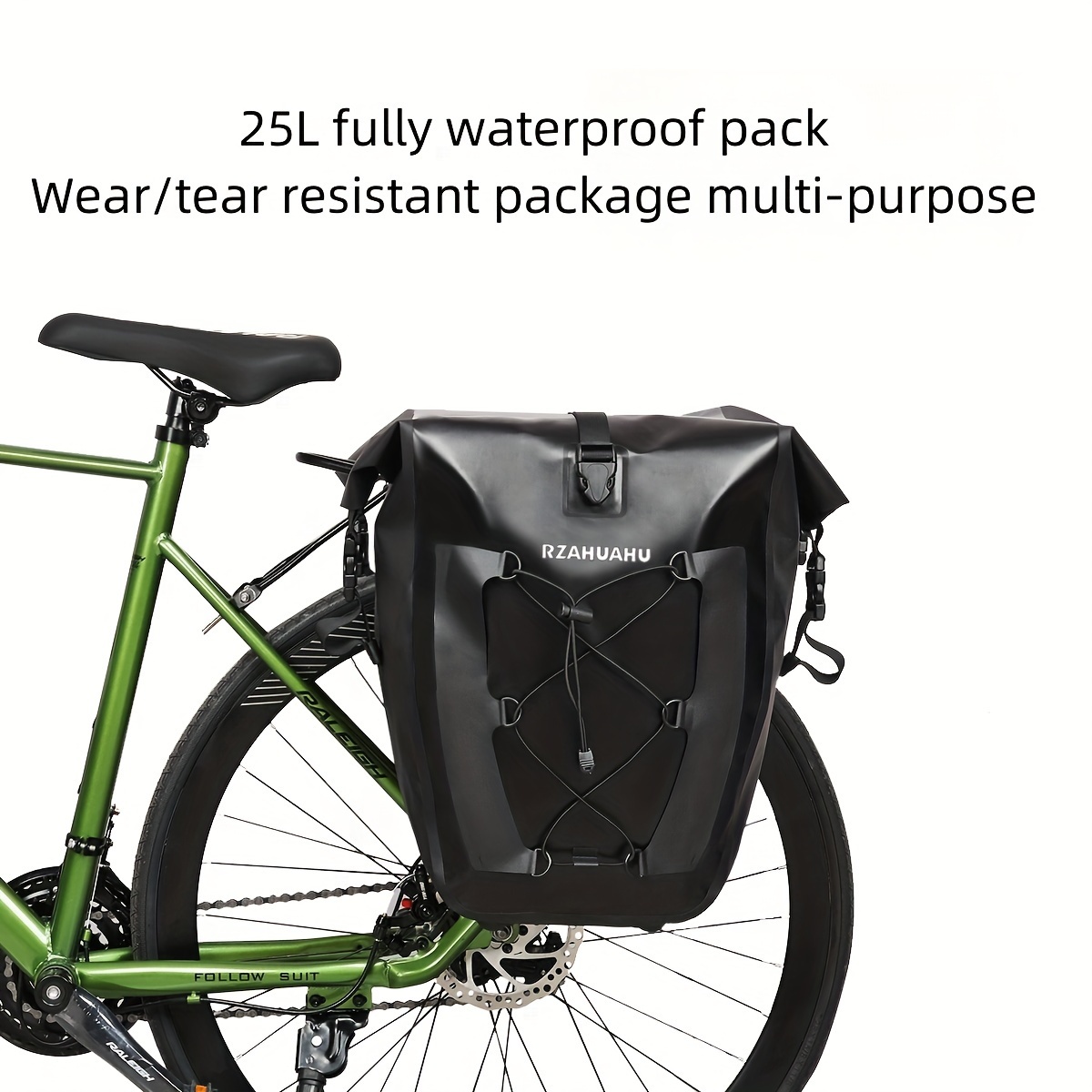 

1pc Bicycle Tail Frame Bag, Bicycle Waterproof Hunch Bag, Cycling Long-distance Hunch Bag, Cycling Equipment