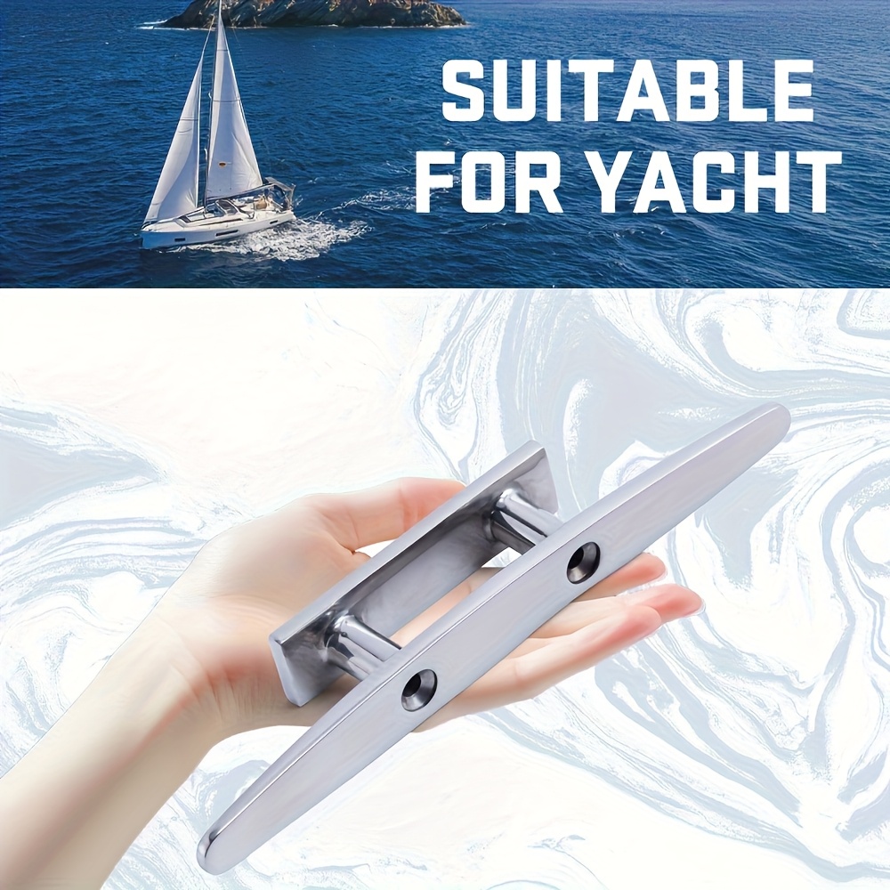 2pcs Heavy-Duty Stainless Steel Cleats for Marine Use