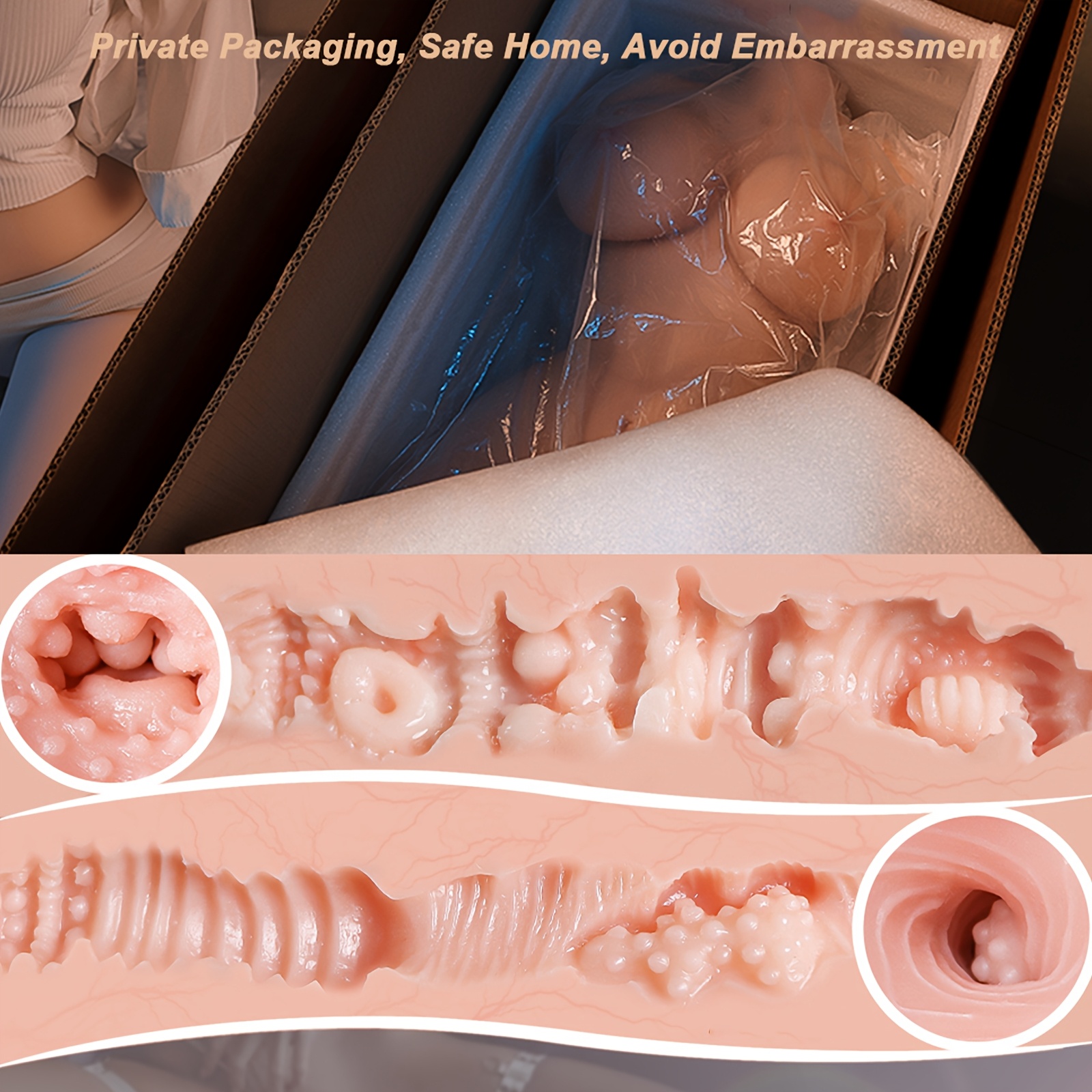 [165cm Life Size Male Partner] 5.41ft/165cm Soft Adult Solid Body, Life Size Male Masturbation Toy with large Breasts, Simulation Tight Female Channel, Built-in Skeleton, Sexy Night Partner Sex Toys, Flexible Rotatable Joints Match Multiple Postures, Bar Mitzvah and Christmas Gifts
