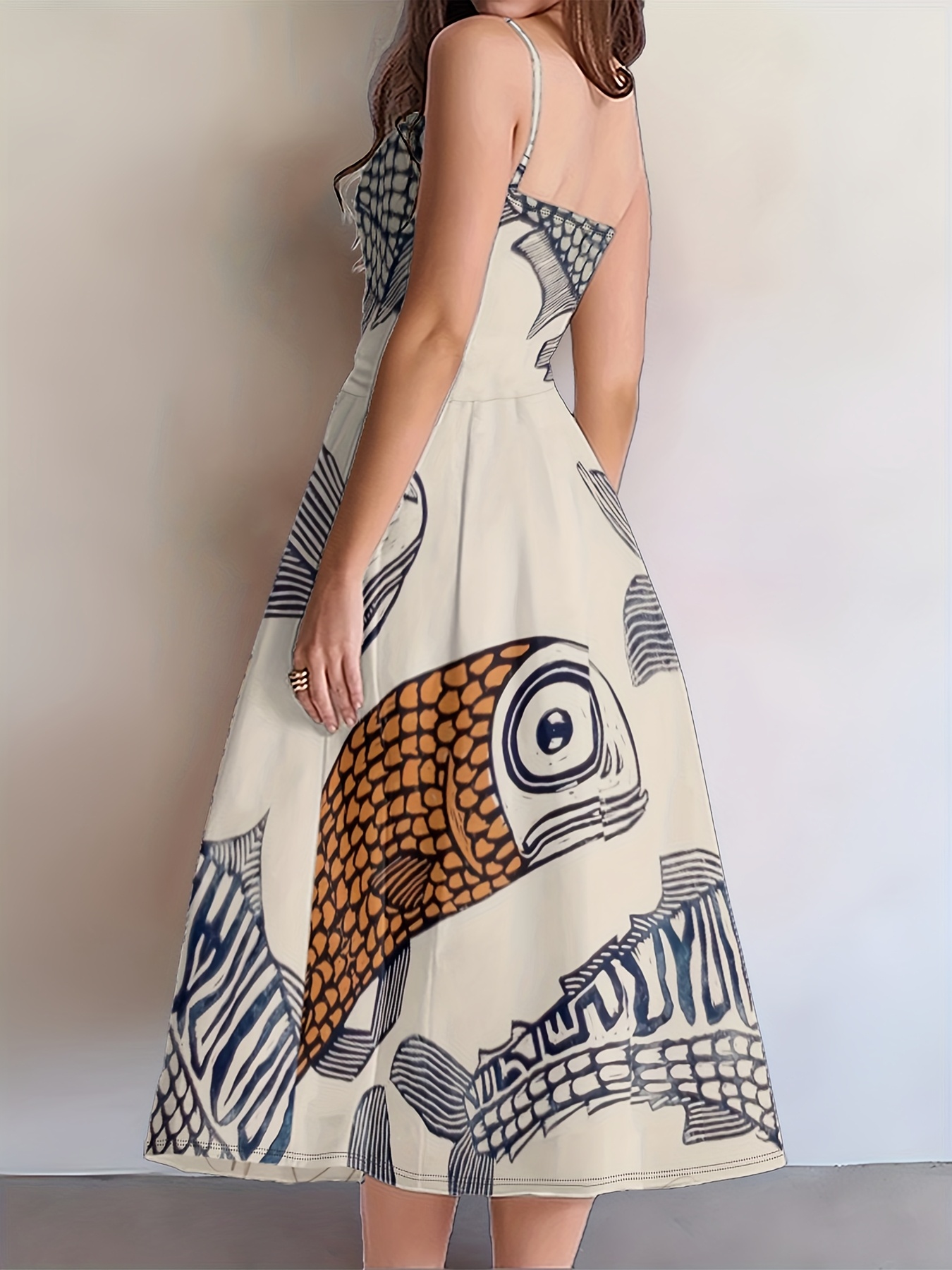 boho ivory maxi dress Long Bell Sleeves Gown #1394