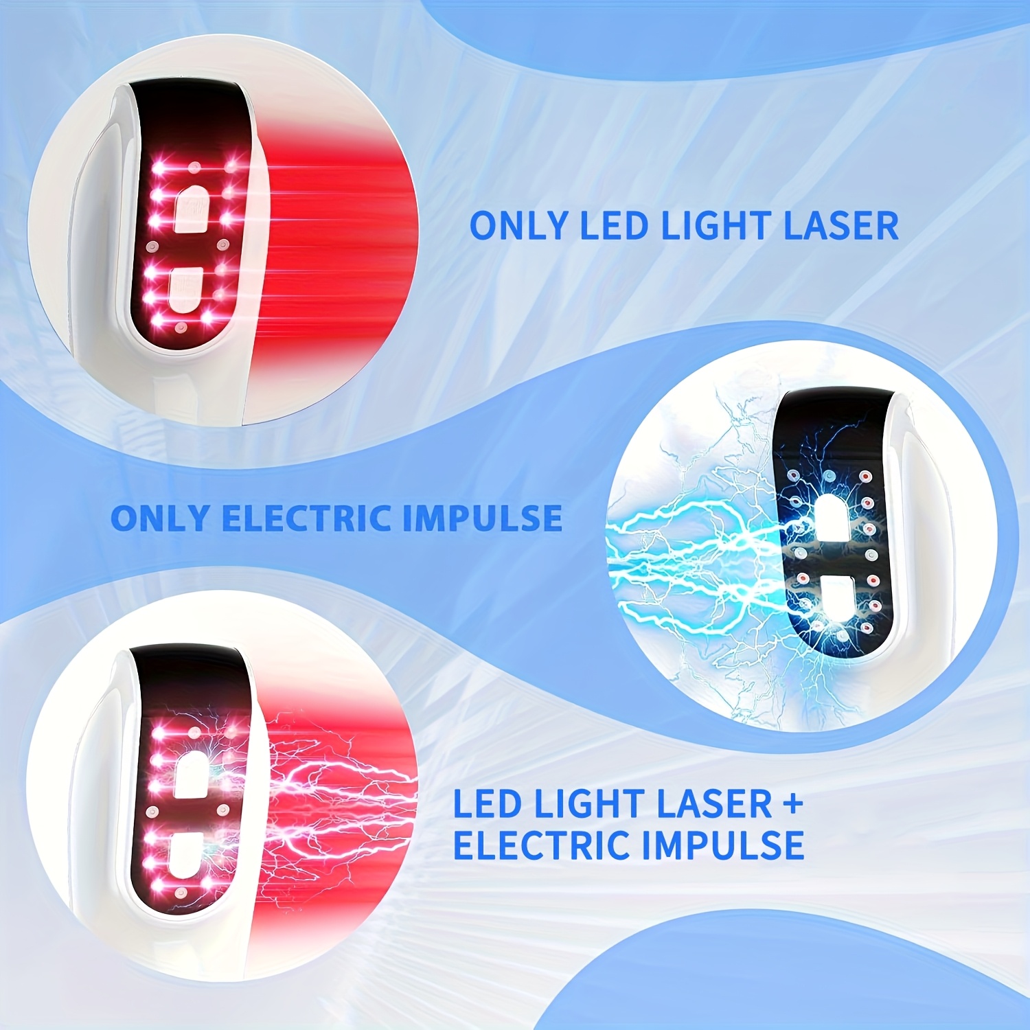 Upgrade Cold Laser Relax Device, 2-in-1 Laser Relax Device (4x808nm +12X650nm), Red LED Laser Light Relax for Deep Tissue, Joint And Muscle Care