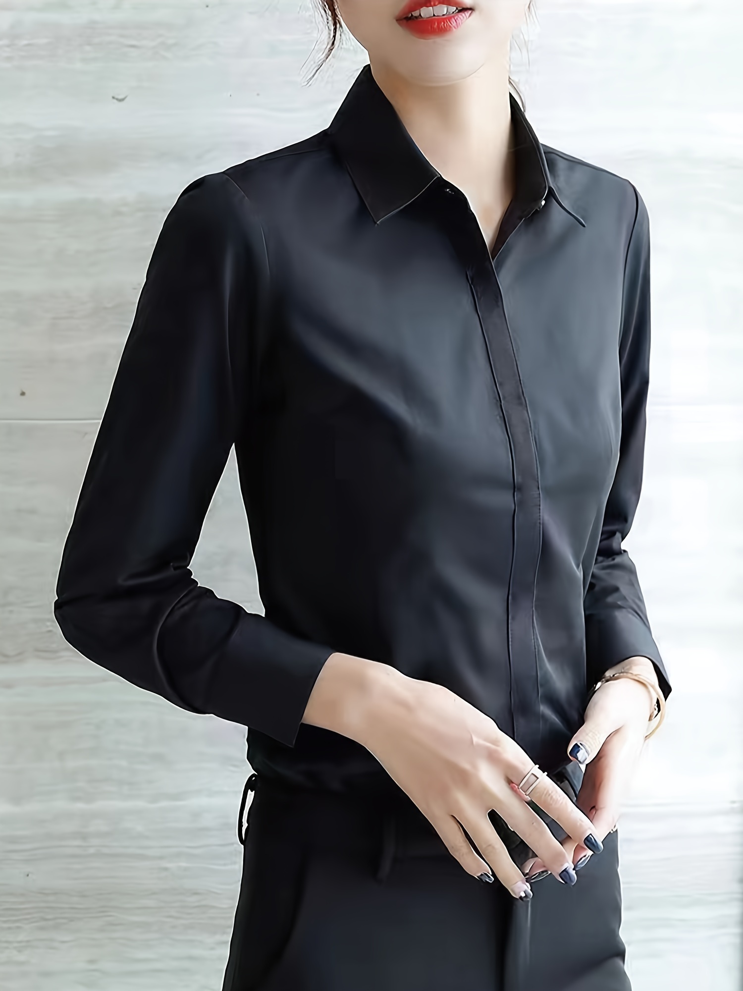 black long sleeve dress shirt women Petal and Pup Women's Betina Bow Front Maxi Dress