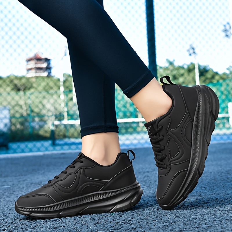 Plataforma Deportivas Negras Mujer Zapatilla Mujer Toda Negra