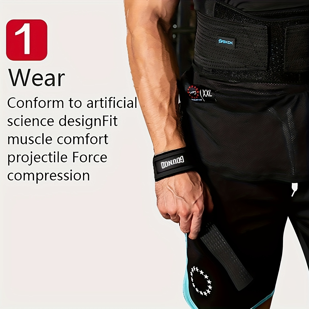 2pcs Lifting Wrist Straps for Weightlifting Silicone Anti-slip Weight Lifting Straps for Men & Women Gym Fitness Deadlift Straps