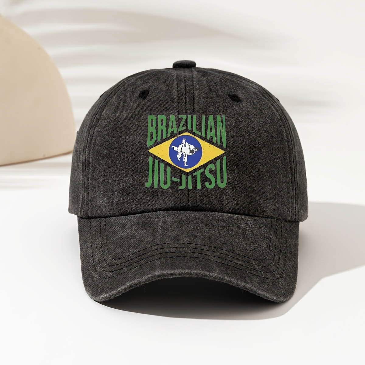 TEMU Ladies And Unisex Baseball Cap - Hat Featuring 'brazilian-' - Adjustable Strap, Lightweight Outdoor Hat Suitable For Hiking, Camping, And