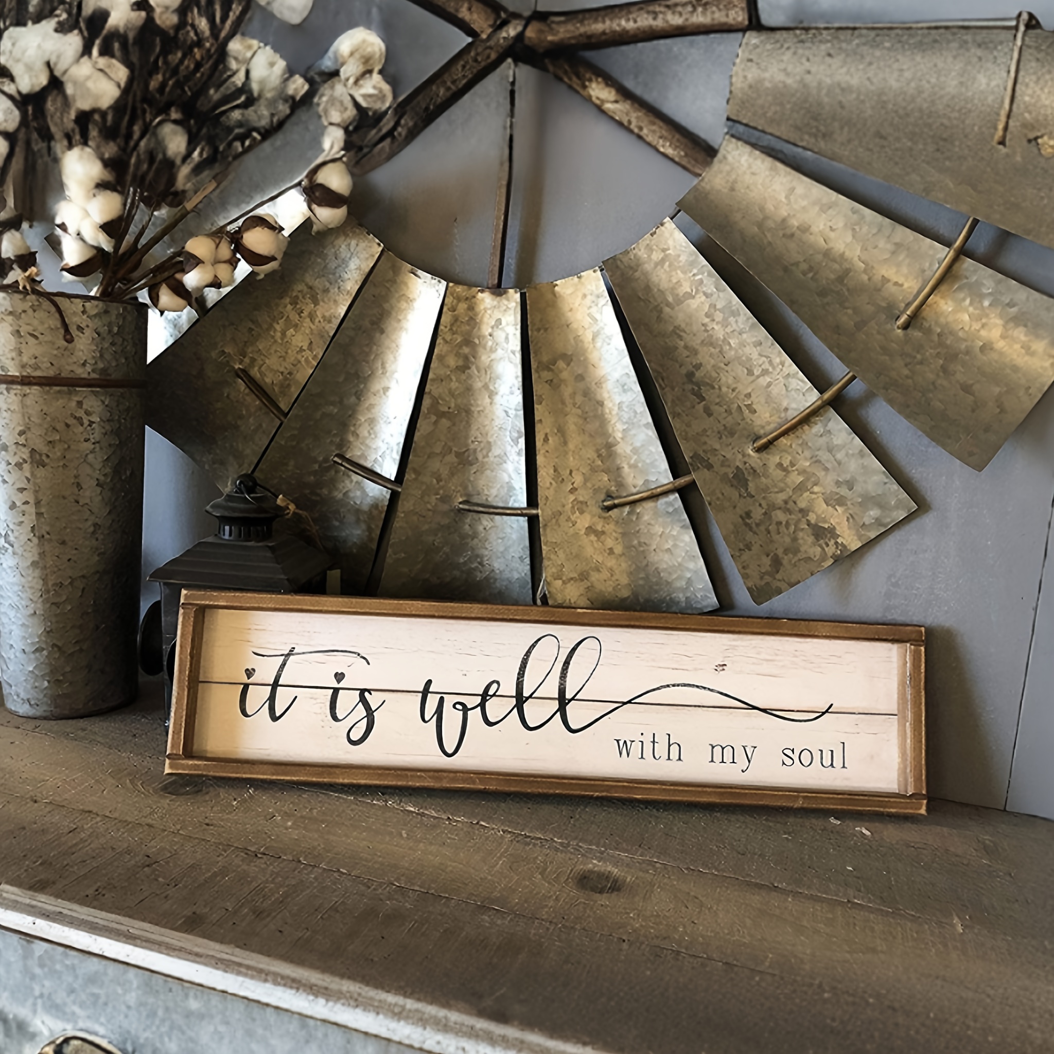 

It Is Well With My Soul Wooden Sign