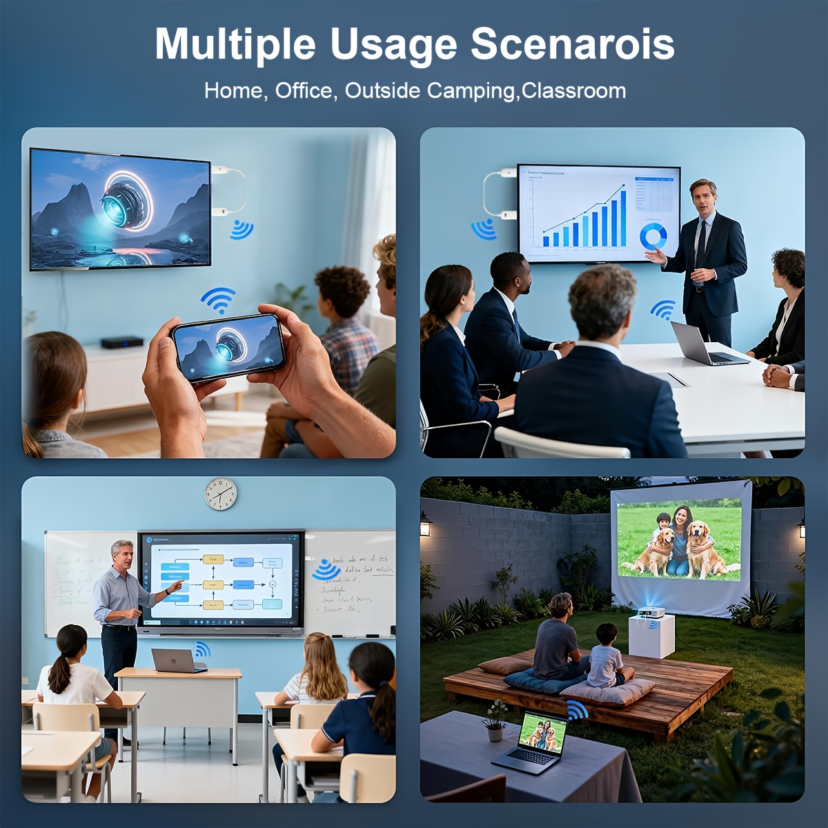 Wireless HDMI Mirroring Cable for Screen Mirroring