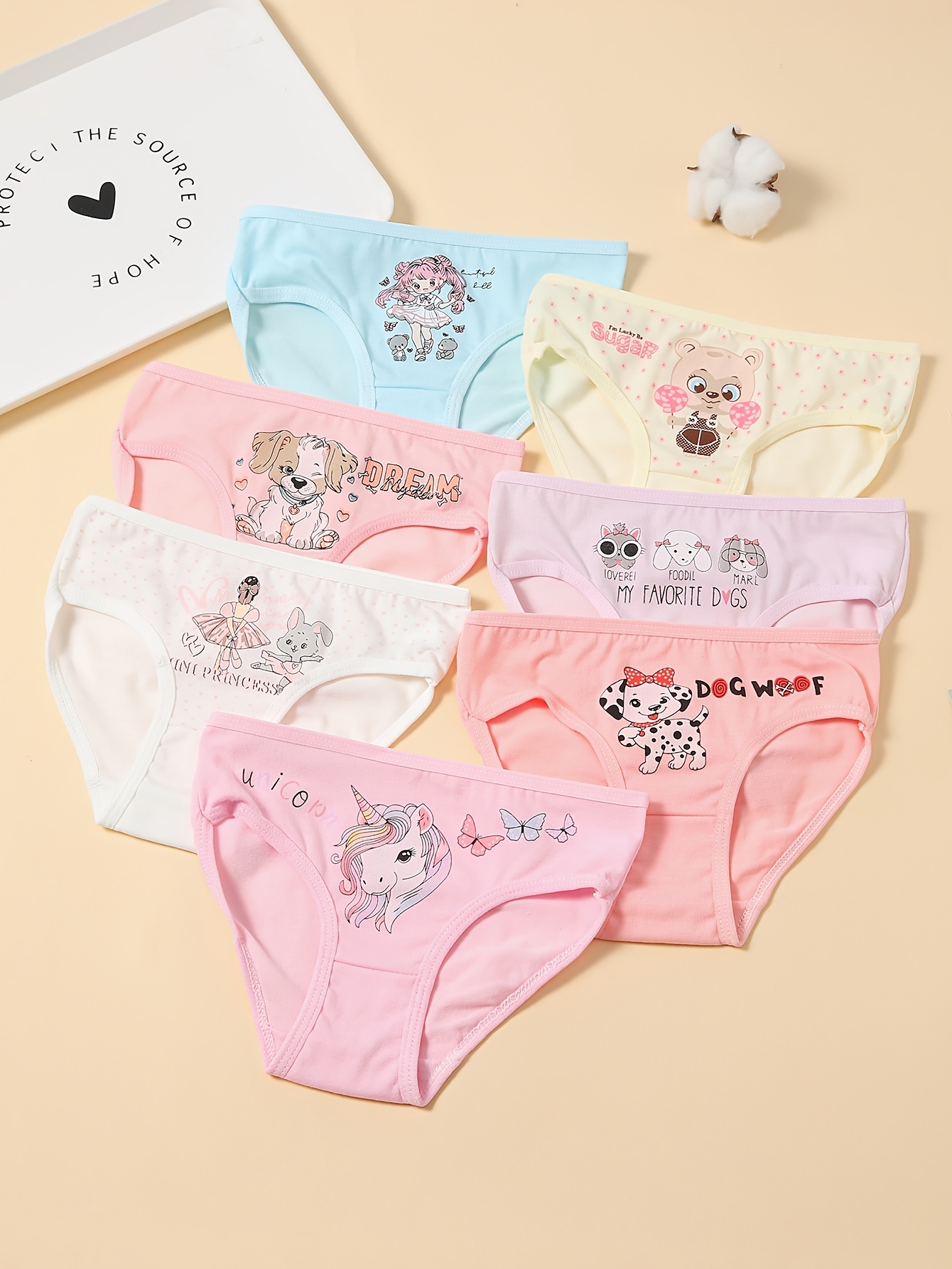 girls underwear sold on Temu United States