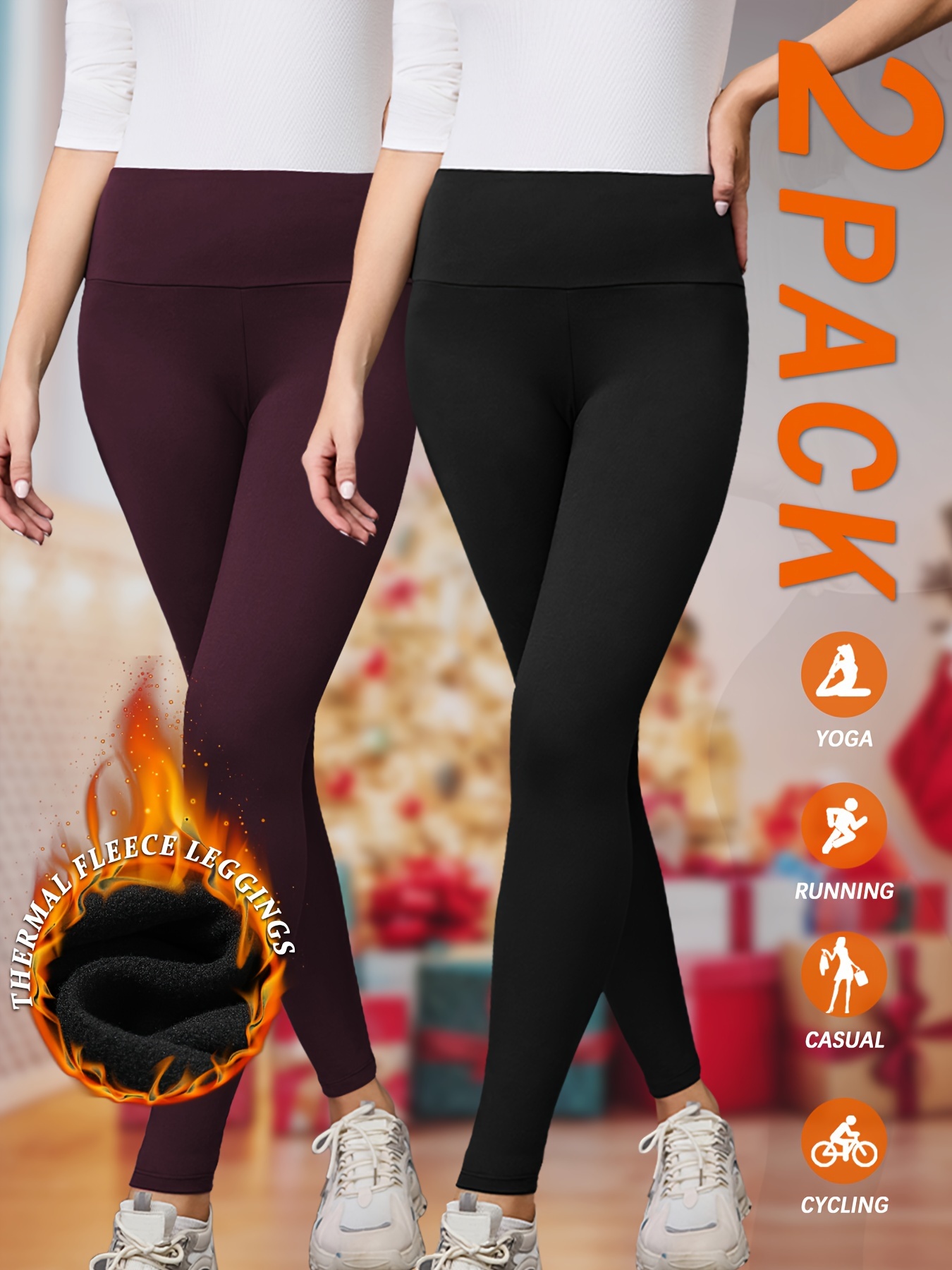 Women Elastic Waist Solid Color Corduroy Pants