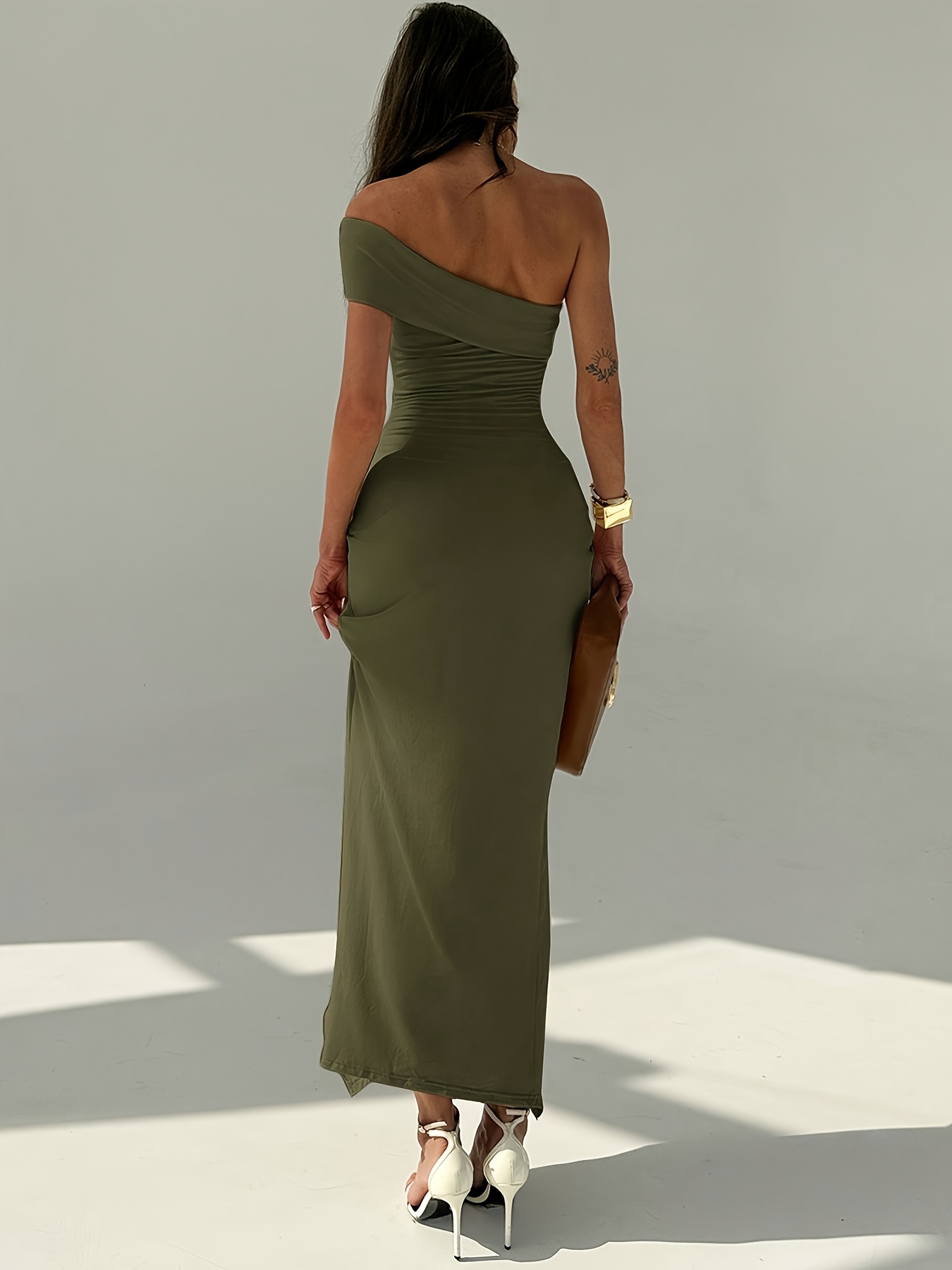 green emerald velvet dress Military Green Bubble Dress  Stylistpick Clothing