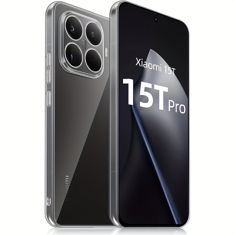 Phone Case: Suitable For Xiaomi 15t/15t Pro Tpu Transparent Phone Case, With Anti Drop And Anti Yellowing Protective Back Cover.