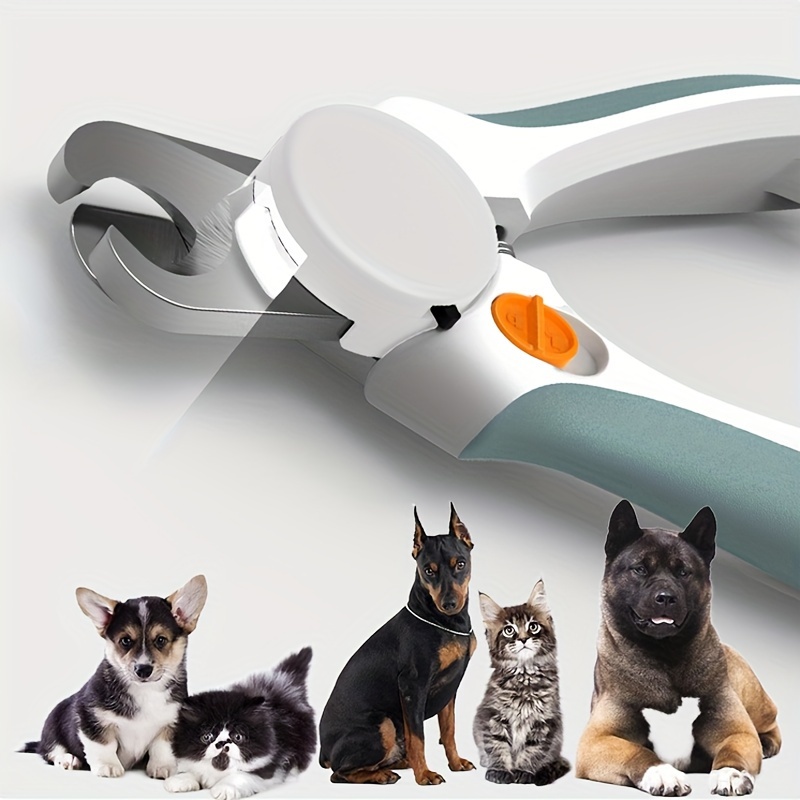 TEMU Led Dog Nail Clipper With Light, Nails Or For Safe And Easy Trimmers, Extra Sharp For Thick Nails, Quick Sensor, Avoid Over Cutting Toenail, For