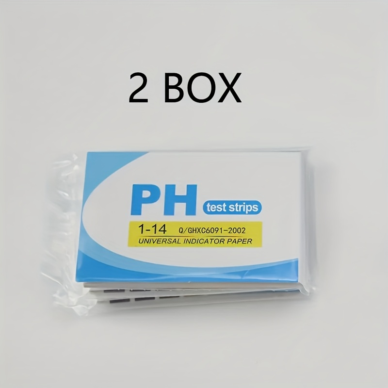 2 Boxes Of 160 Multi-scene Ph Test Strips, Used Test Strips For Family Swimming Pools, Acid-base Test Strips
