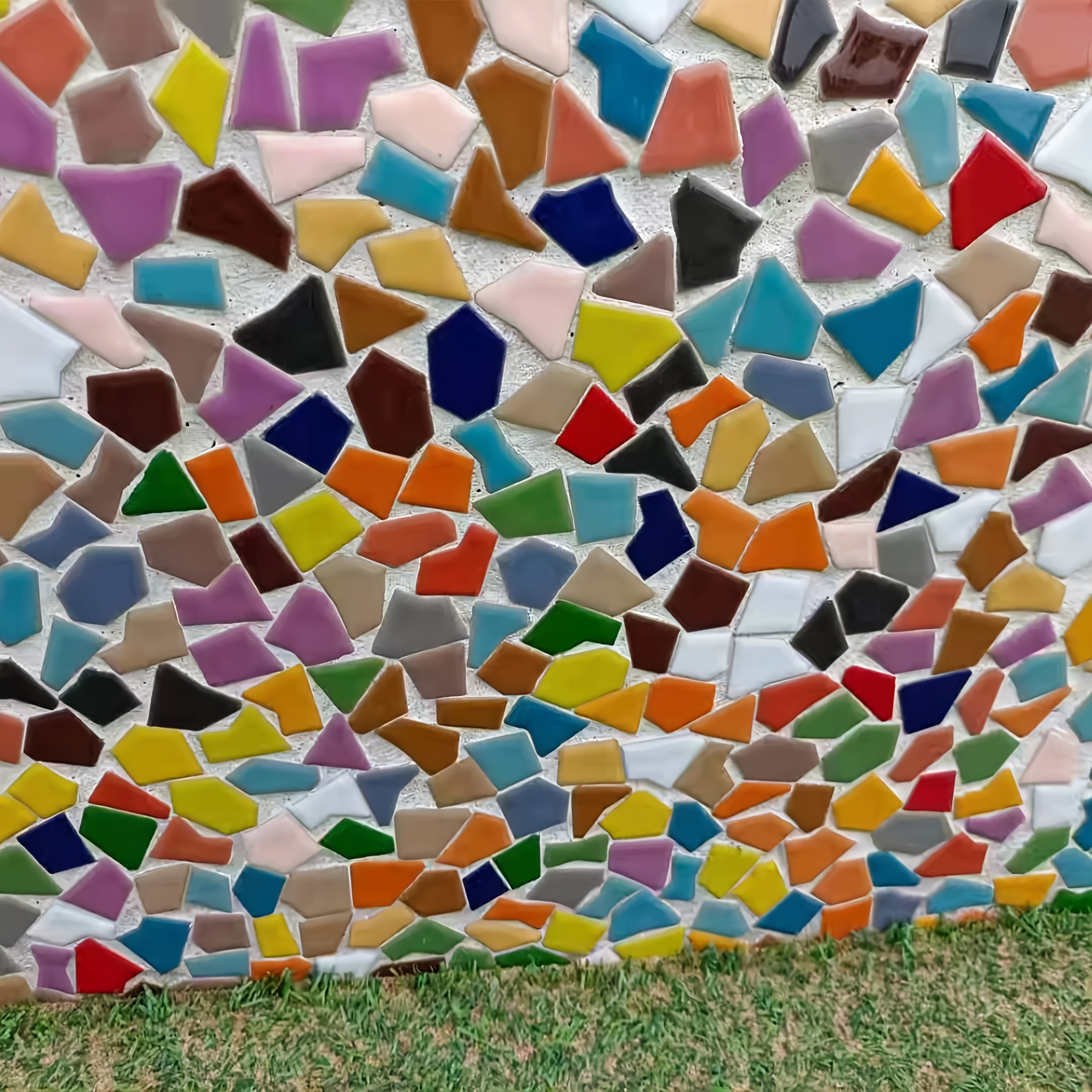 100 200 500 1000g diy colored mosaic glass tiles irregular     material durable and heat resistant for   ideal for decorating   spaces like floors pool walls fireplace steps and more the   for mosaic   diy craft materials