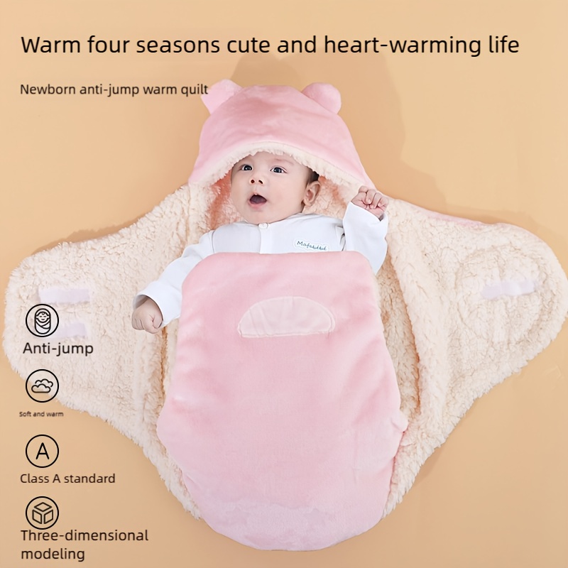 1 manta envolvente de maternidad con estampado de estrellas para otoño/invierno, para niños y niñas, 0-6 meses