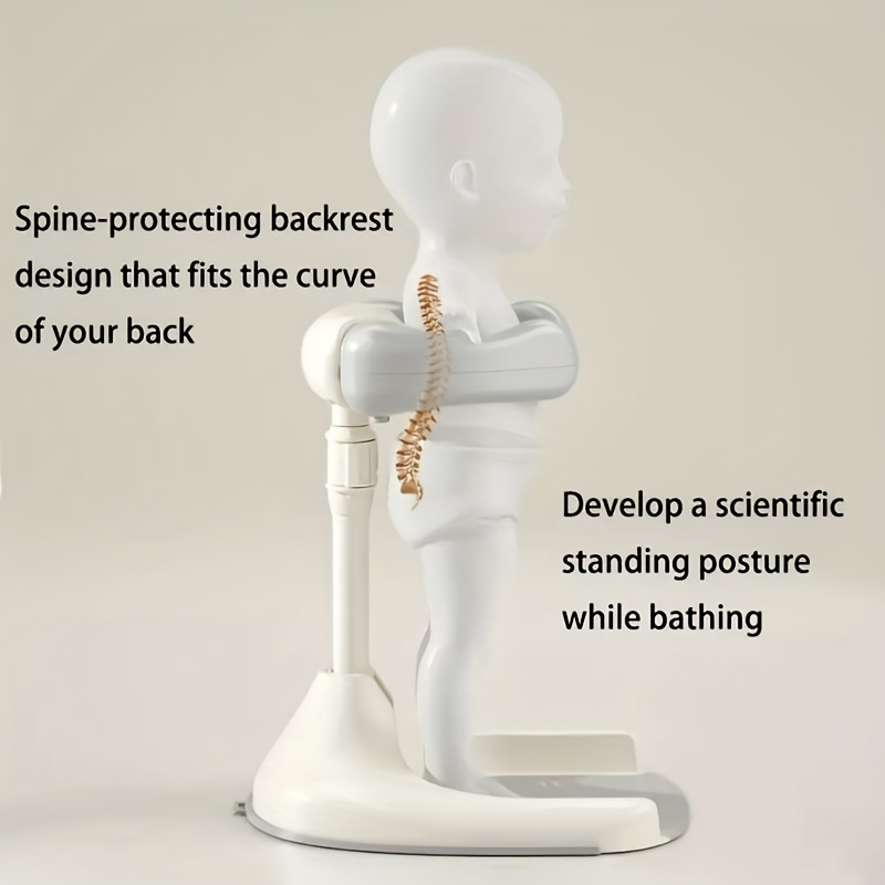 Foldable Bath Stand With Non-Slip Handles | Suitable For Bathroom, Available In Mixed Colors, Made Of Plastic