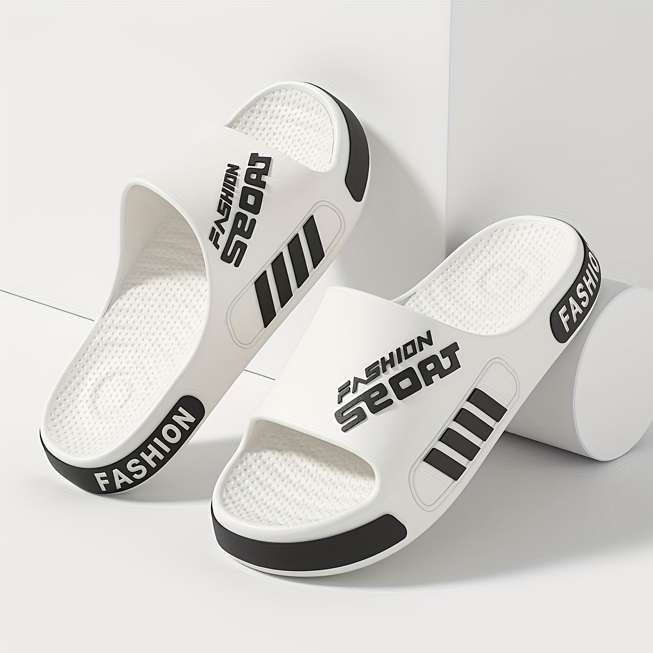 Unisex Size Eva Flat Soft Sole Slip-on Indoor Outdoor Home Bathroom Beach Sandals Slippers