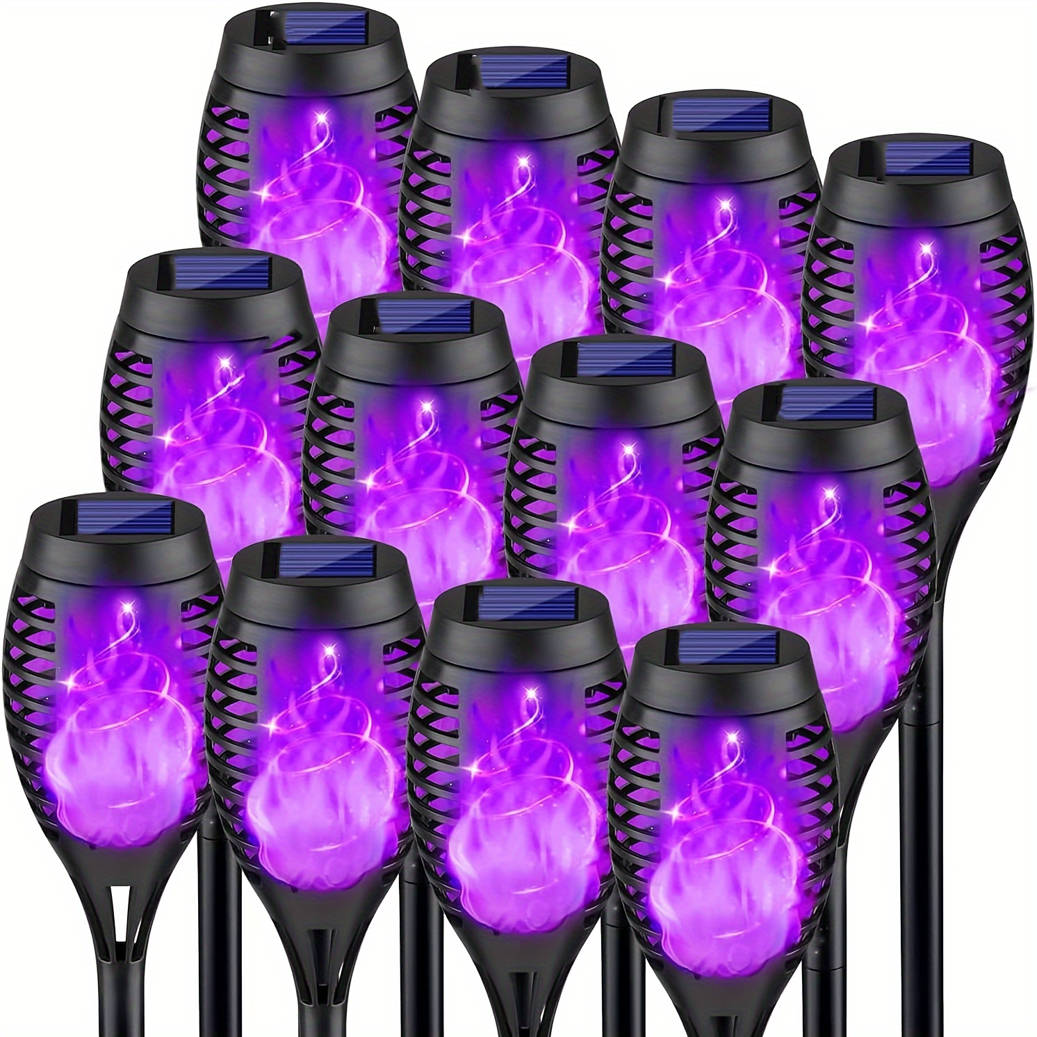 

Wenmily - 8/12 Pack, Led Lawn & Pathway Decor With Yellow, Blue, Purple, Green Lighting Options For Outdoor Patio And Yard Ambiance