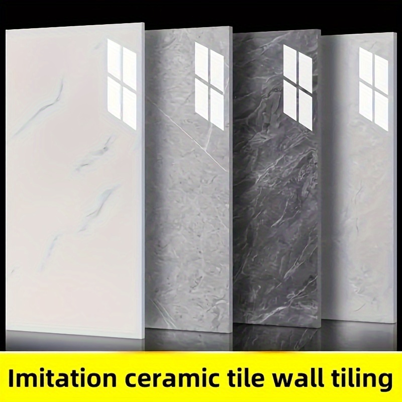 

Elegant 3d Marble Peel & Stick Wall Tiles - Waterproof Vinyl, Easy Install For Home Decor