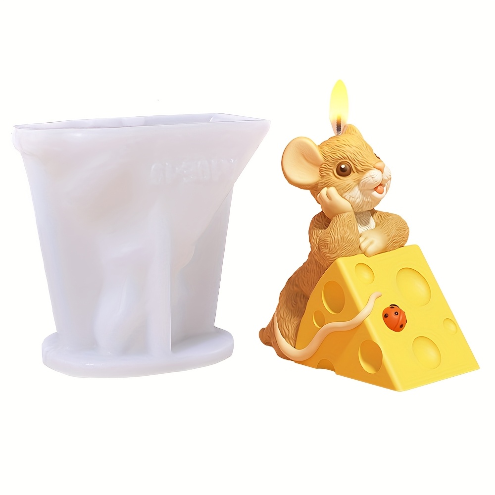 -shaped Silicone Molds For 3d Cartoon Animal Designs, Suitable For Making Corn-scented Candles, Clay, And Cement Home Decor, As Well As For Home Decoration Crafts