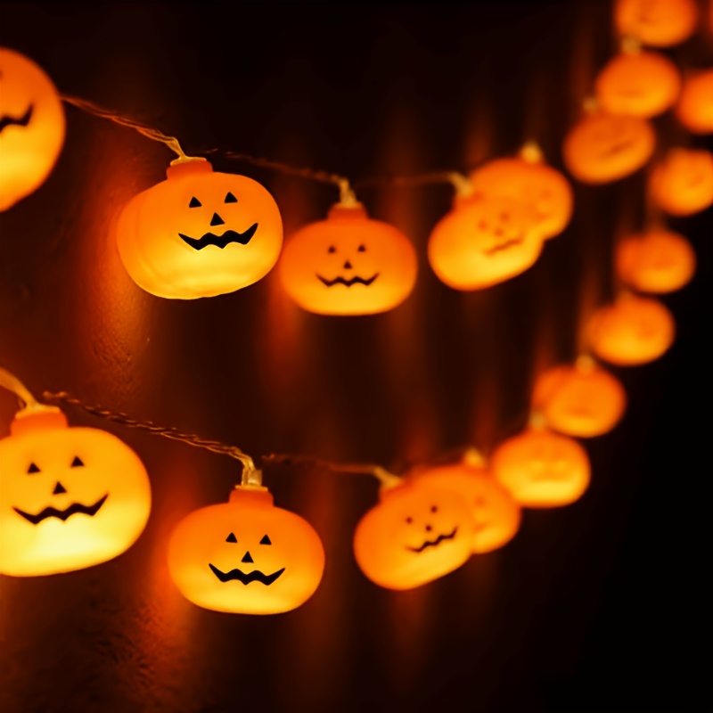 TEMU Halloween Battery-operated -o'-lantern Indoor Decorative String Lights (battery Pack Not Included)