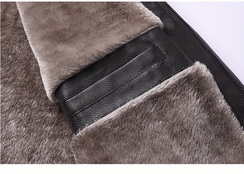 Chaqueta Bomber Sijidou OBM para Hombre con Cuello de Piel - Abrigo Casual Invierno , Forro y Capa de Poliéster, Bolsillos con Cremallera, Ajuste Regular para Estilo Urbano y Uso Diario