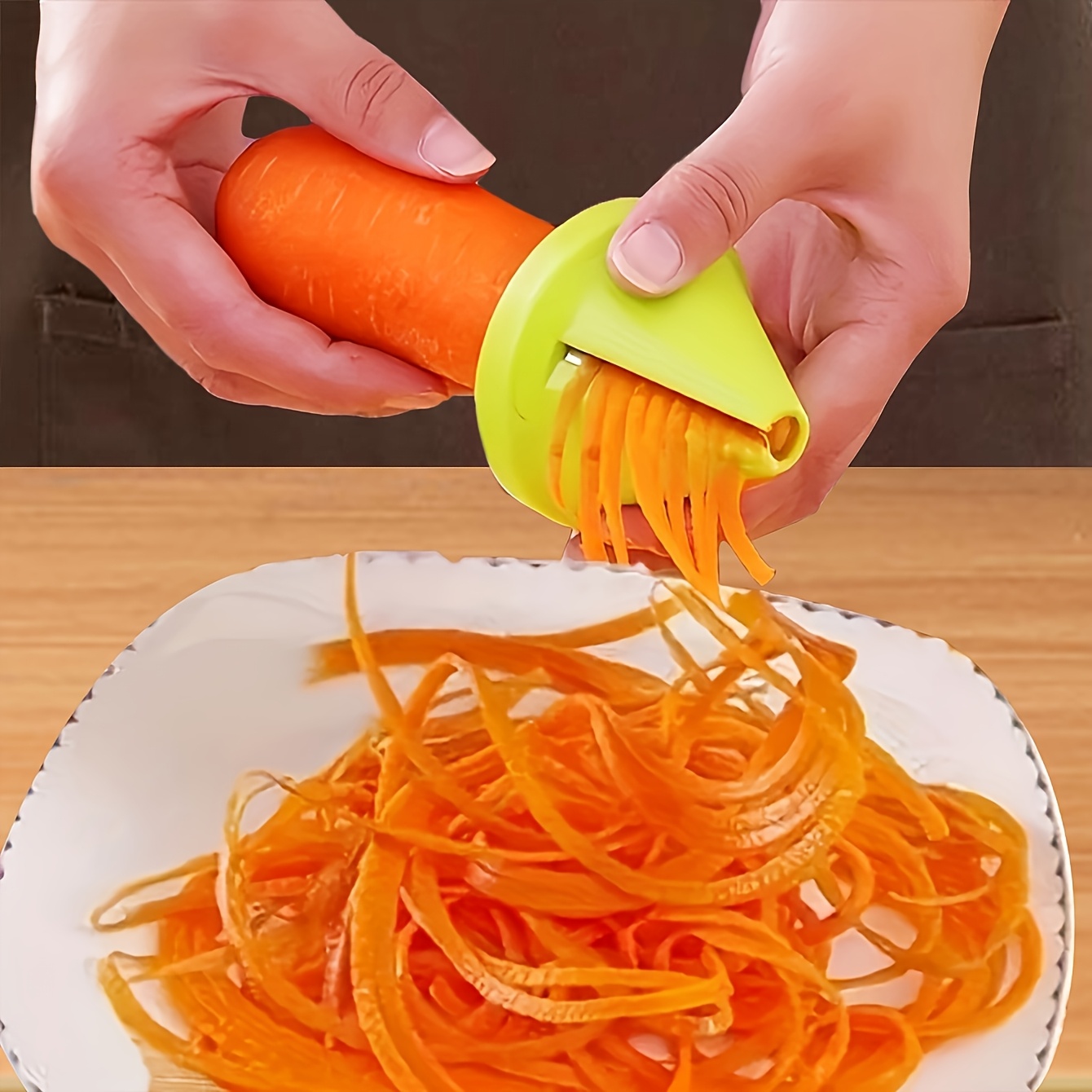 

This 1pc Upgrades Your Kitchen With Its Multifunctional Design, Shredding Carrots And , As Well As Peeling Fruits And Vegetables.