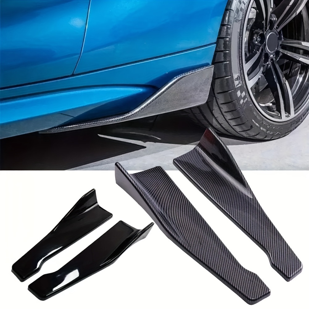 

1 Pair Of Car Front And Rear Bumper Strips, Lip Spoiler, Diffuser, Splitter, Anti Scratch Device, 48cm/18.9inrear Corner Skirt, Splitter