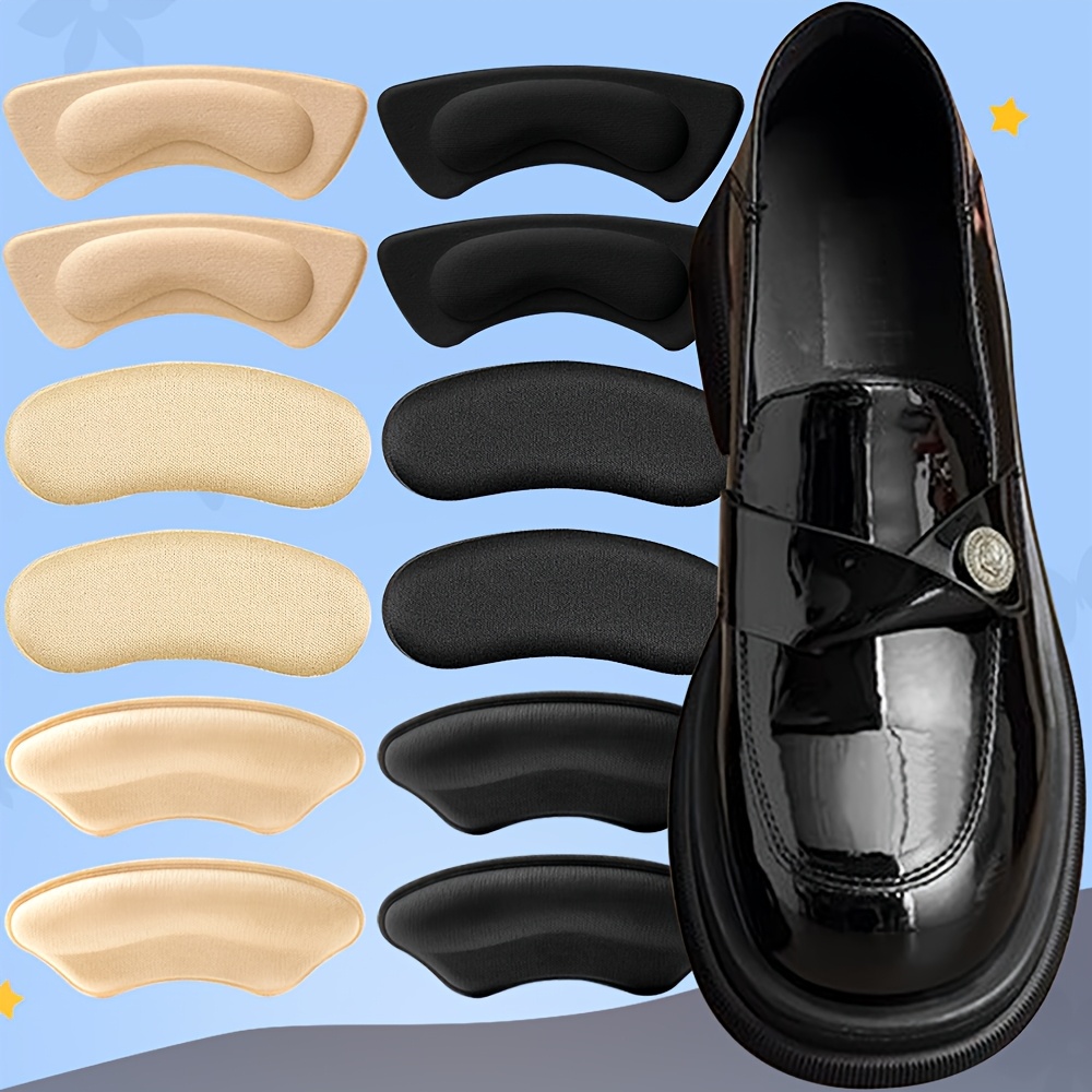TEMU Lot de 12 protège-talons auto-adhésifs, adaptés aux chaussures, talons hauts et baskets. Combinaison de trois styles, protège-talons de haute