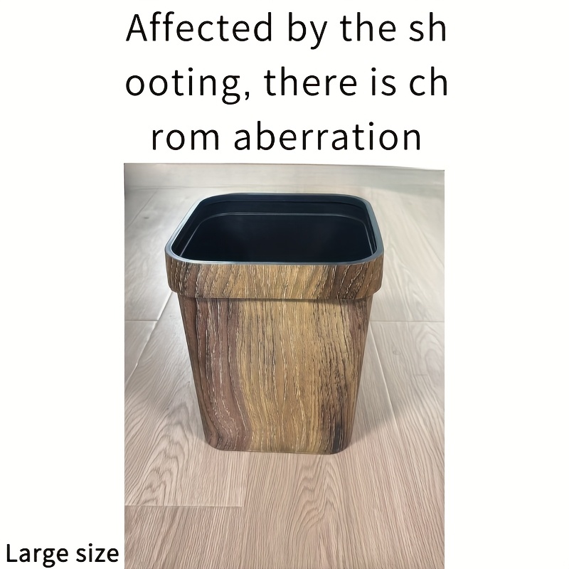 Trash Can With Compression Ring And Textured Pattern | Durable And Fashionable