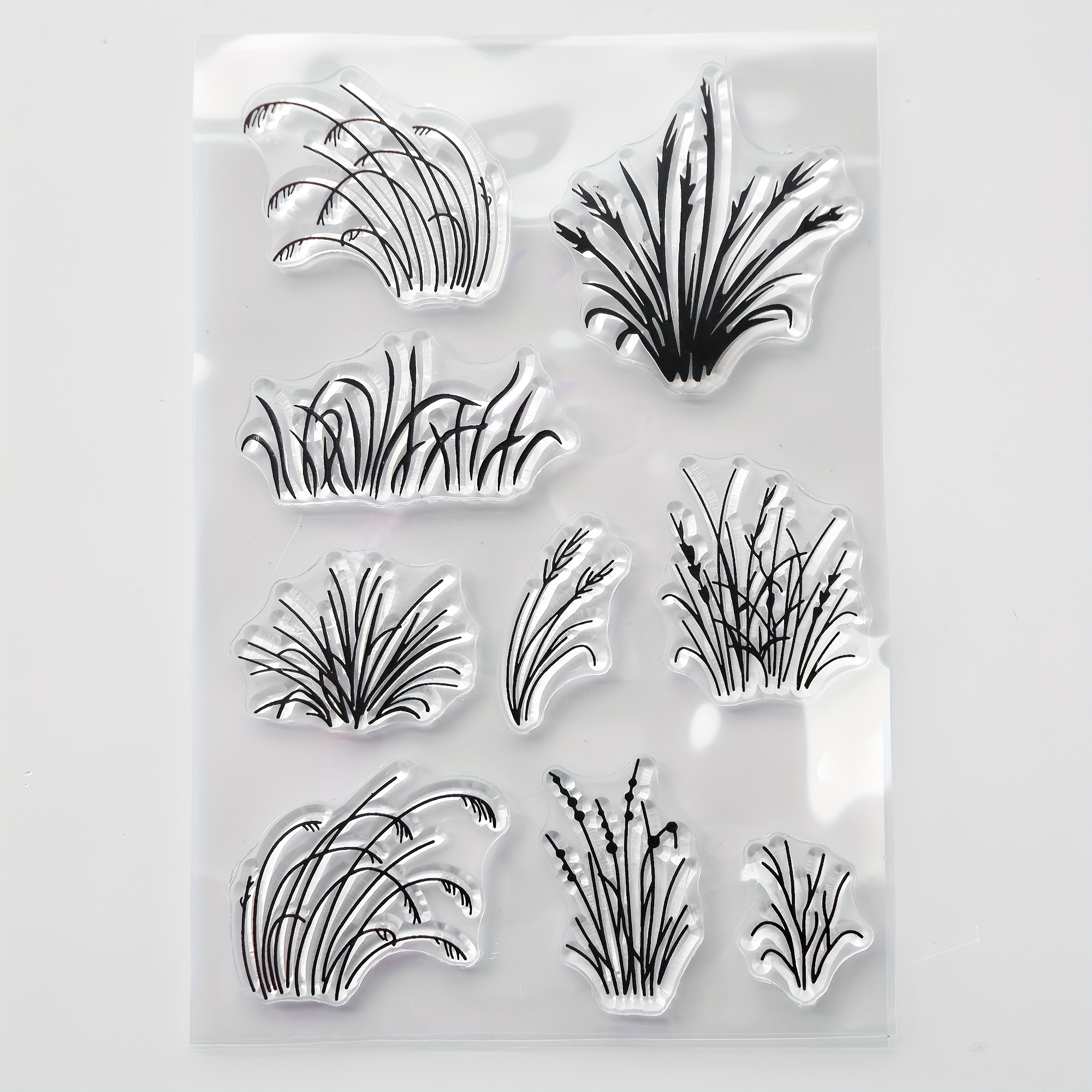 Rubber Stamps Featuring Plant Designs, Perfect For Decorating Scrapbooks And Journals