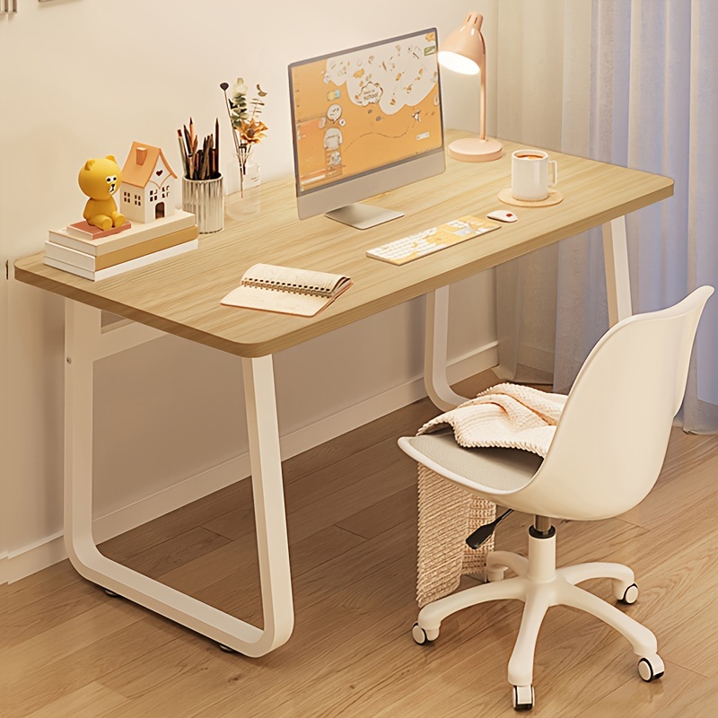 TEMU Jpbsto Computer Desk U-width Desk Office Desk Pc Desk Telework Gaming Desk Office Desk Study Desk Dressing Table Work Desk Easy To Assemble,